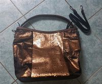 Tasche Pailetten gold braun Glitzer Neu Handtasche Umhängetasche Nordrhein-Westfalen - Horstmar Vorschau