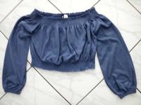 Crop Top Schulterfrei von H&M Divided Größr M. Blau. mit Gummizug Niedersachsen - Uetze Vorschau