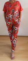 S OLIVER JUMPSUIT M 38 rot muster Blume floral urlaub Retro y2k Baden-Württemberg - Aichtal Vorschau