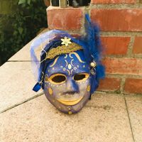 Maske venezianisch, handgefertigt, Karneval Fasching Kostüm, Deko Baden-Württemberg - Marbach am Neckar Vorschau