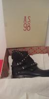 A.S.98 Bikerboots Airstep Stiefel Gr. 39 echt Leder schwarz NEU Leipzig - Grünau-Ost Vorschau