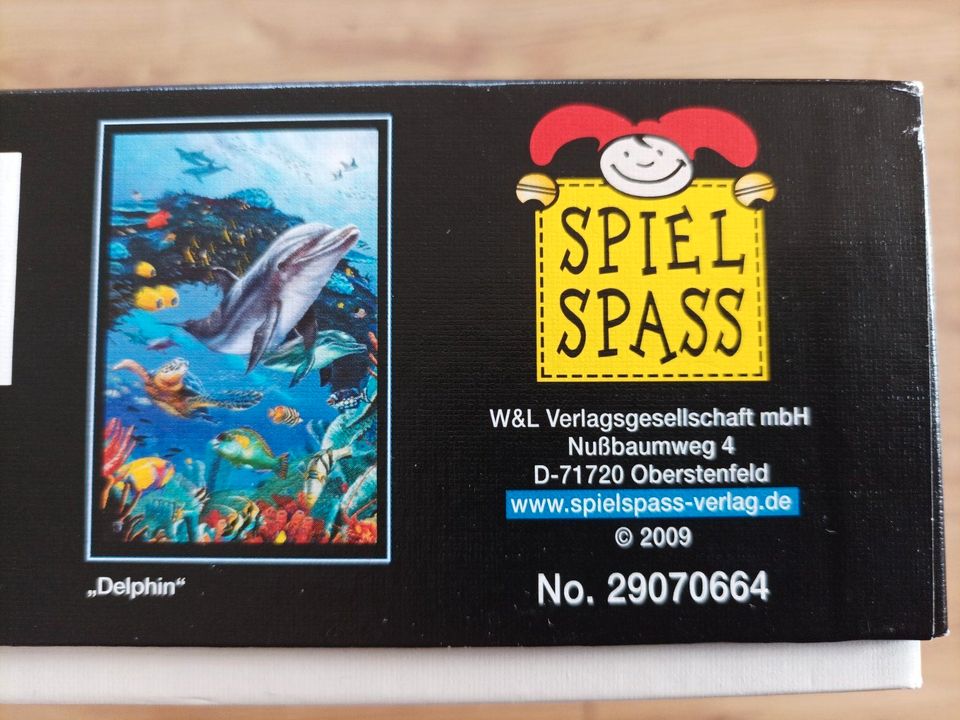 3D Edition Puzzle 500 Teile "Delphin", Spielspass 29070664 in Schwelm