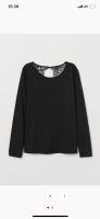 H&M Langarmshirt mit Spitze - Gr. S Hessen - Fulda Vorschau