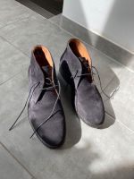 Herren Wildleder Boots Gr. 46 schwarz/violette Hessen - Neu-Isenburg Vorschau