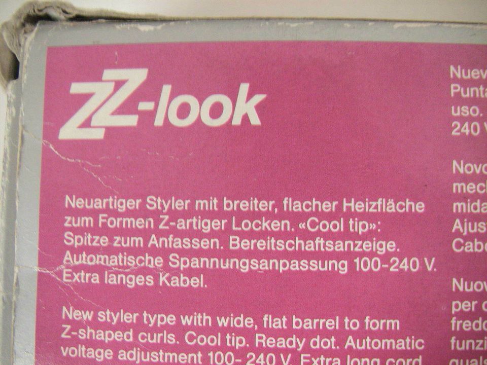 Lockenstab Curler BRAUN FZ 10 ZZ-look Typ-Nr. 4495 in Karbach Unterfr.