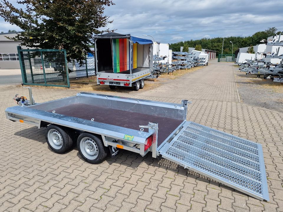 3,5to. Vlemmix Baggertransporter 3x1,5m Neu Minibaggeranhänger in Marl