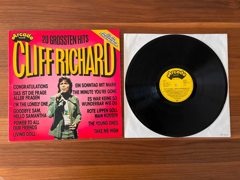 Cliff Richard - Seine 20 Grössten Hits - Vinyl LP - 1974 !!! in Hochheim am Main