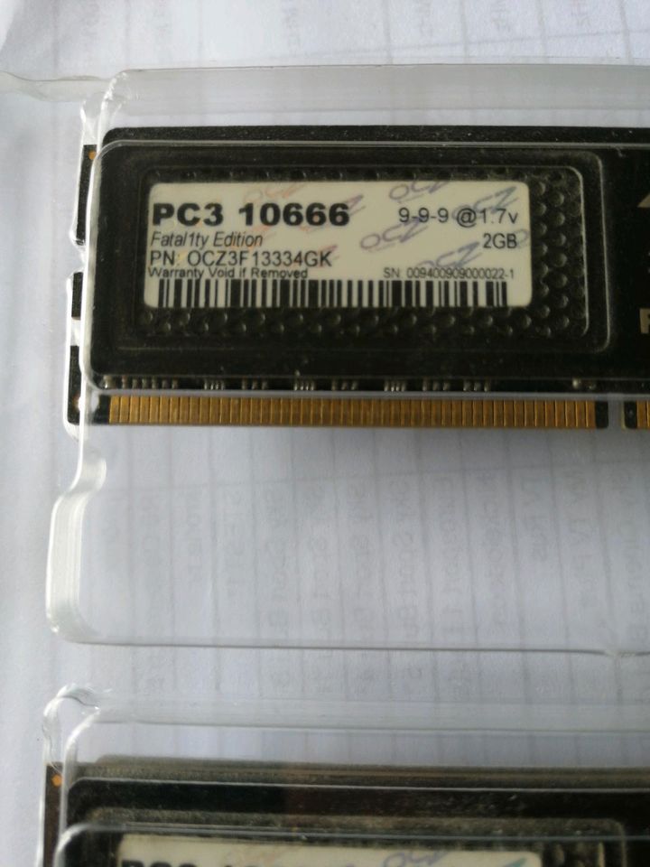 fatality DDR-3 ram 4gb 2x2gb pc3 10666 in Annaberg-Buchholz