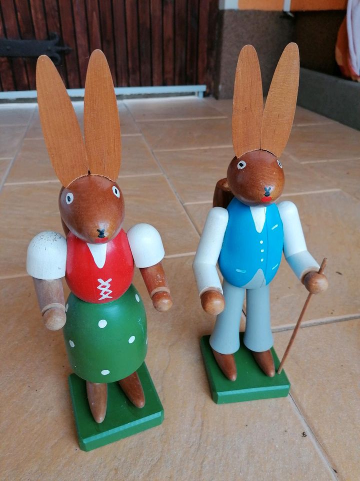 Ostern, 4 Figuren, Osterhase, Deko, Eier - mit Defekten in Röhrsdorf