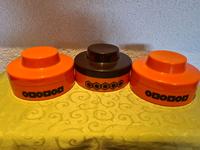 DDR orange Vorratsdosen Behälter Vintage Sammler Deko Ostalgie Sachsen - Riesa Vorschau