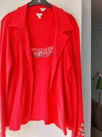 Blazer mit Achsel Shirt (Tanktop), Anzug, Kombination, rot Gr. 42 Rheinland-Pfalz - Oberdiebach Vorschau