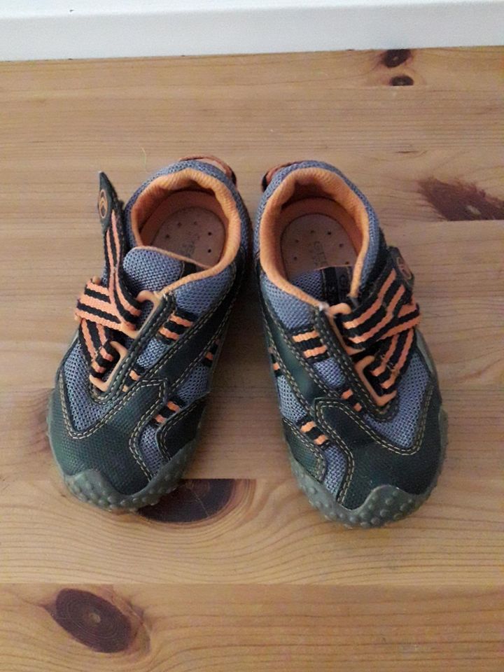 Geox 24 Sportschuhe atmungsaktiv Halbschuh blau orange in Gröbenzell