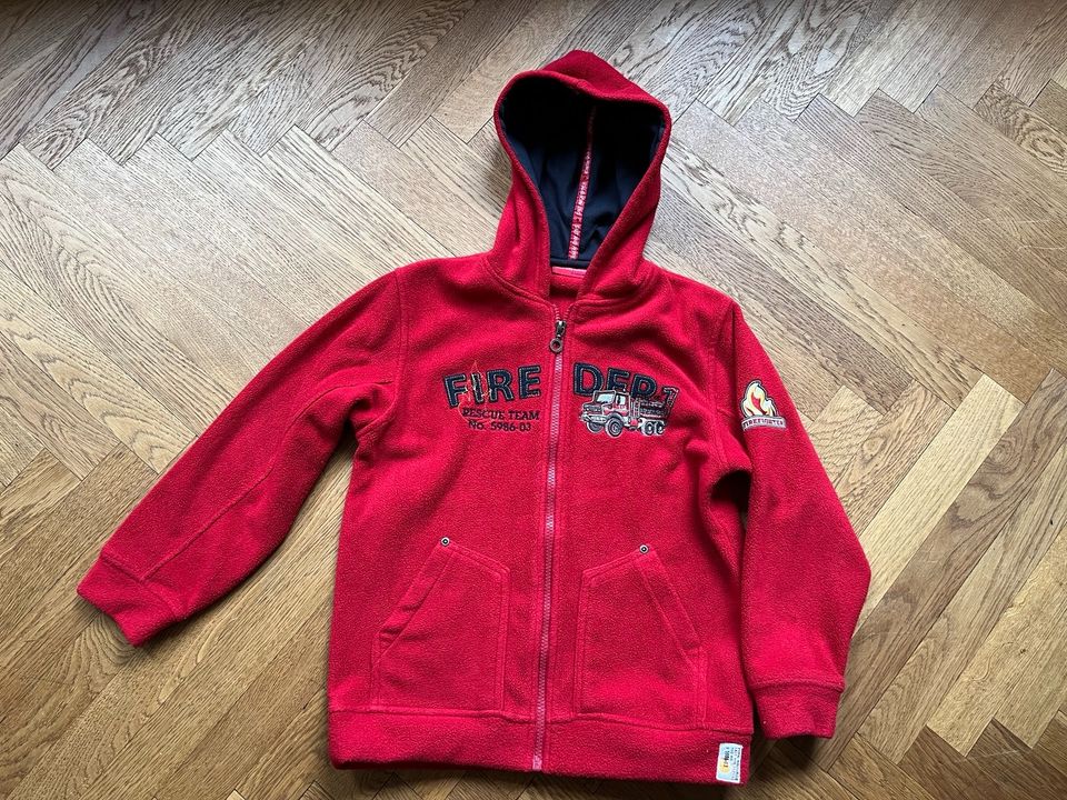 Salt and Pepper, Fleecejacke Feuerwehr, Größe 128/134 in Rosengarten