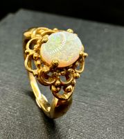 Vintage Opal Ring in Gelbgold Antikschmuck Nordrhein-Westfalen - Moers Vorschau