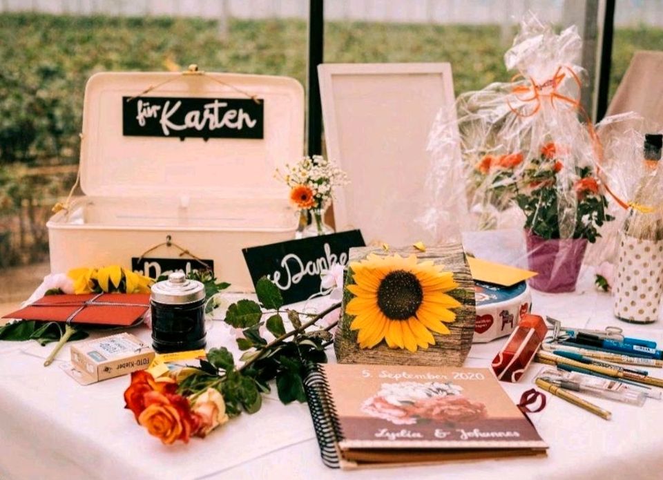 Kartenbox Geldgeschenke Hochzeit Geburtstag Deko Verleih in Keltern