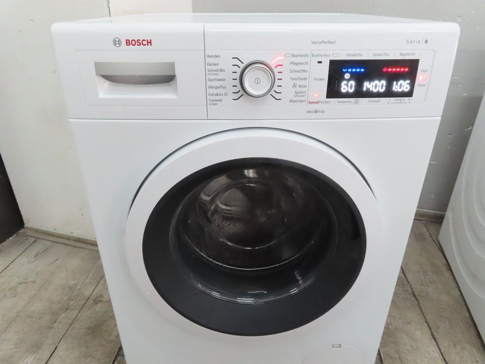 Waschmaschine BOSCH 9kg A+++ Serie 8 1400 1 Jahr Garantie in Berlin