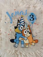 Bluey und Bingo Bügelbild Geburtstag mit Namen und Zahl Duisburg - Duisburg-Mitte Vorschau