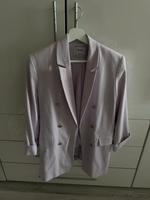 Karierter Blazer von Zara in Pastelllila/Weiß Thüringen - Meiningen Vorschau