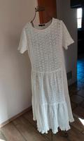 Sommerkleid weiß Midi  Baumwoll Spitze 38 Bayern - Moosburg a.d. Isar Vorschau