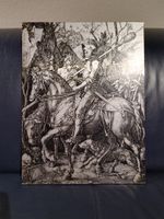 Albrecht Dürer 1513 Ritter Tod Teufel Metalltafel Radierung 48x36 Bayern - Zirndorf Vorschau