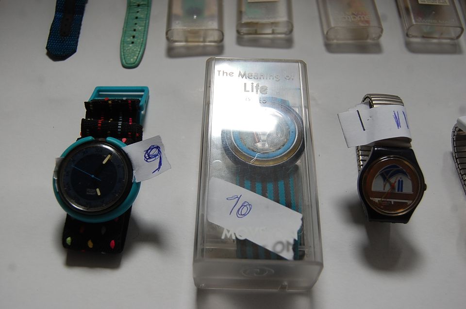 17 Stk. Vintage Swatch Uhren Konvolut 1987 - 1996 80er 90er Jahre in Wiesbaden