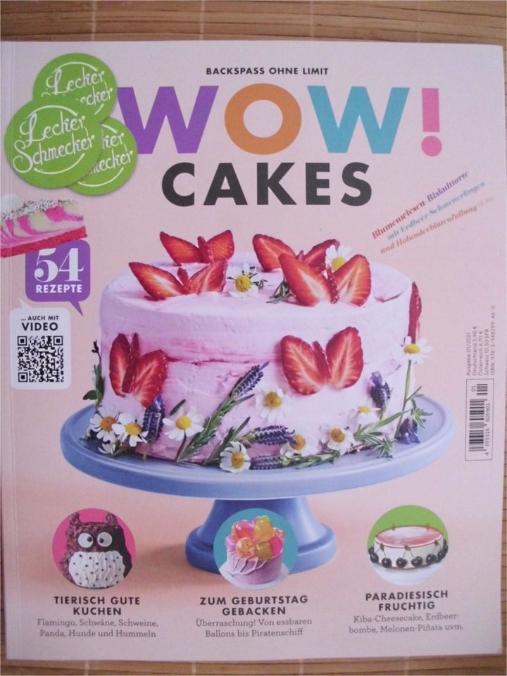 Back-Magazin " WOW! CAKES" Ausgabe 01/2021 in Bischweier