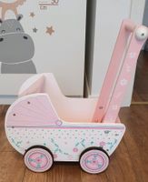 Top Zustand!Puppenwagen Holz rosa Blumen Essen - Essen-West Vorschau