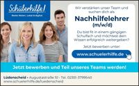 Nachhilfelehrer (m/w/d) für Mathematik in LÜDENSCHEID gesucht! Nordrhein-Westfalen - Lüdenscheid Vorschau