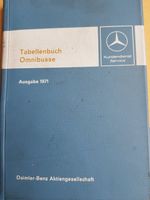 Mercedes-Benz Tabellenbuch Omnibusse, Ausgabe 1971 Stuttgart - Weilimdorf Vorschau