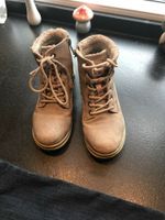 Mustang Stiefel 34 beige Baden-Württemberg - Weinstadt Vorschau