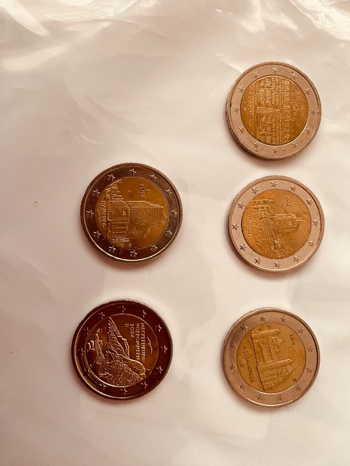 Mehrere 2€ Münzen für Sammler in Coesfeld