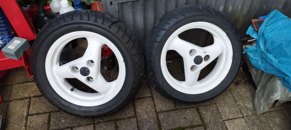 Roller PEUGEOT Original Alu - Felge mit Reifen Komplett ! in Schwäbisch Gmünd