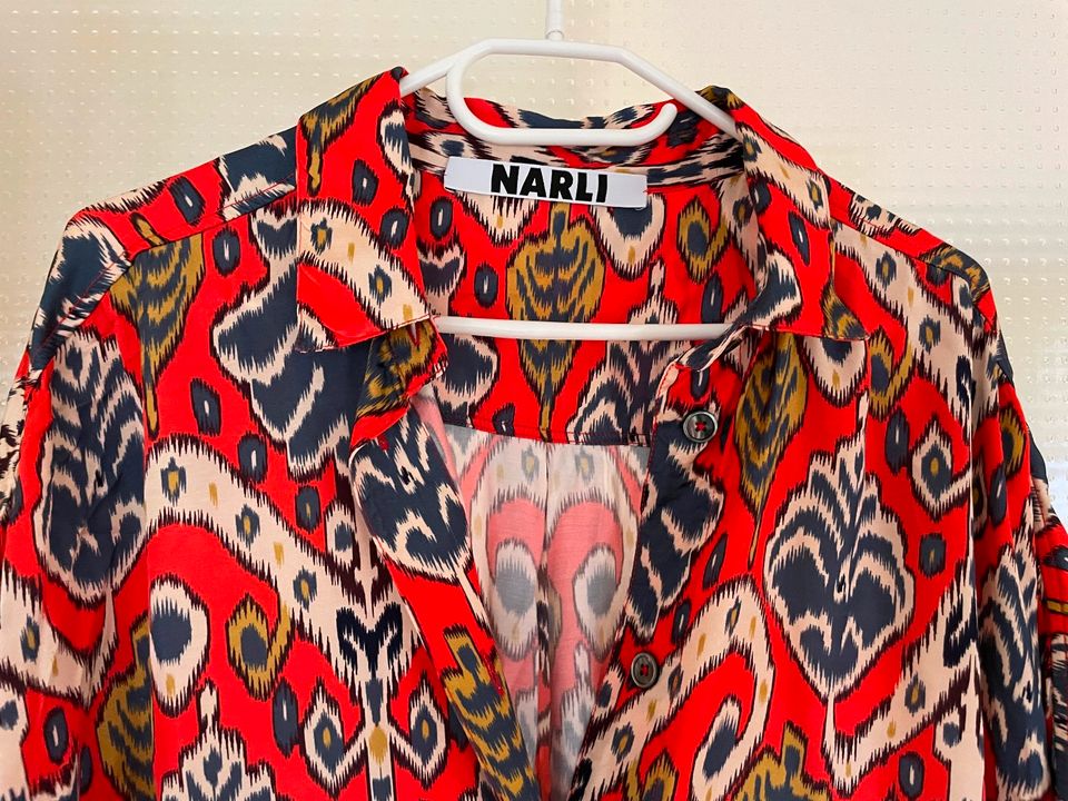 40 L NARLI Bluse Tunika Seidenbluse Seide Zara Madewell oversized in Schöffengrund
