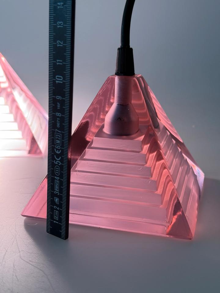 Mazzega Lampen Pendelleuchten Paar Murano Pyramid Piva Italy in Berlin