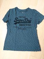 Superdry T - Shirt  blau Sternchen   Samtschrift Gr. 38 Nordrhein-Westfalen - Velbert Vorschau