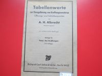 Historie "Tabellenwerte Kraftwagenmotoren 1939" Bayern - Lauingen a.d. Donau Vorschau