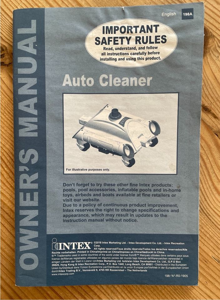 Intex Auto Pool Cleaner in Röthenbach