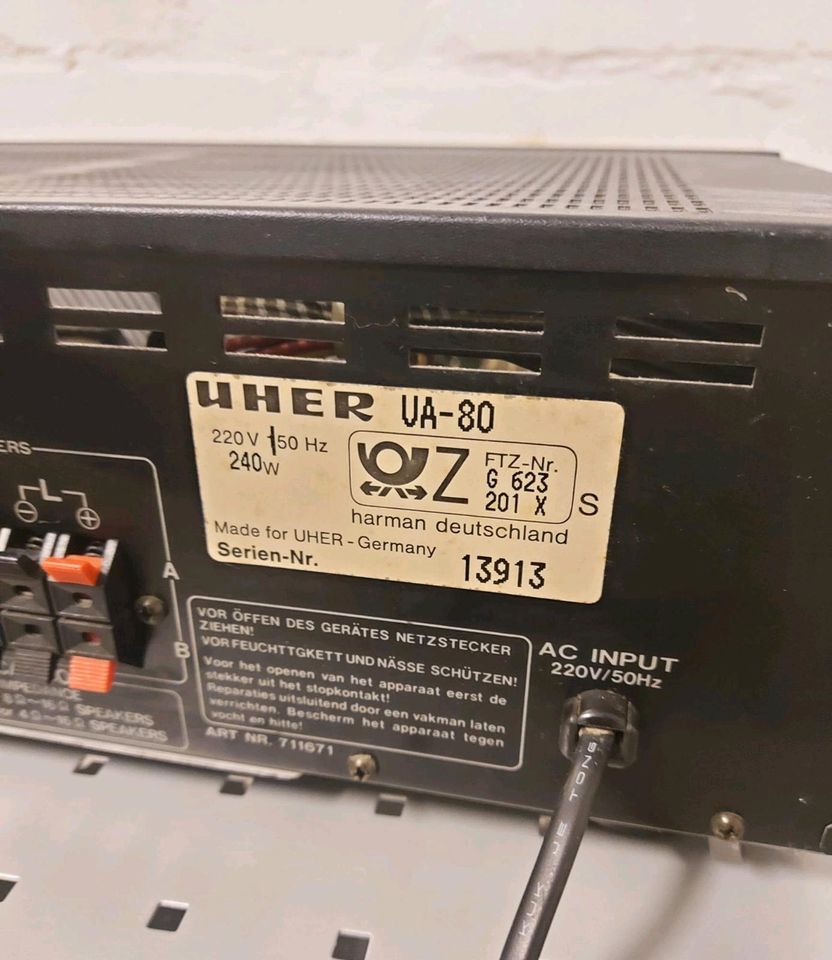 UHER UA 80 Voll Verstärker Amplifier in Hamburg