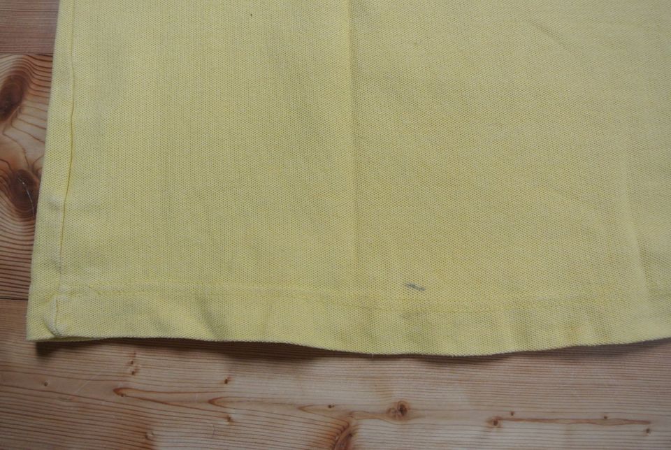 Poloshirt Polohemd Polo-Shirt T-Shirt gelb XL XXL Baumwolle in Syke
