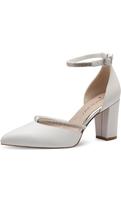 Marco Tozzi / GMK Pump Weiß Glitzer Brautschuhe Gr 38 Baden-Württemberg - Edingen-Neckarhausen Vorschau