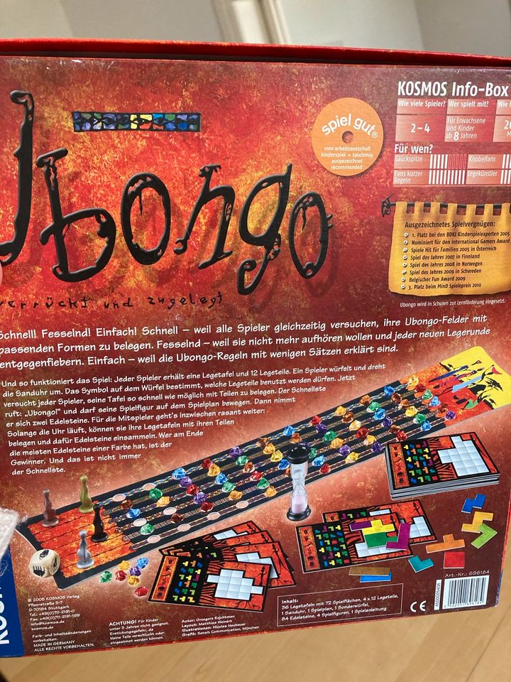 Ubongo Spiel Kosmos in Flensburg