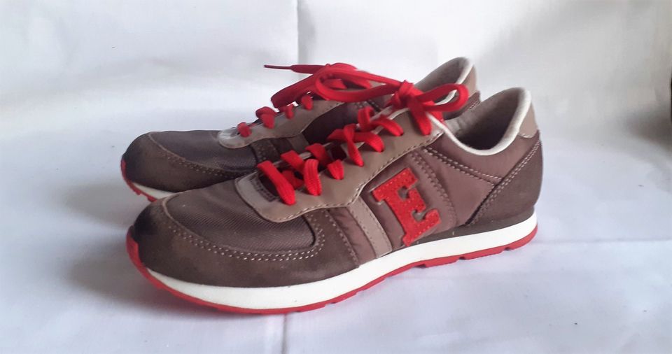 °ESPRIT° Schöne Sneaker° Gr.38° Braun/Rot) in Zettingen