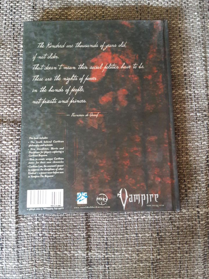 Vampire Requiem - verschiedene RPG Bücher - Rollenspiel - engl. in Nürnberg (Mittelfr)