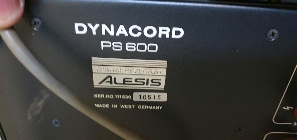 Dynacord PS 600 & Zeck 12/3 Boxenpaar in Witzenhausen