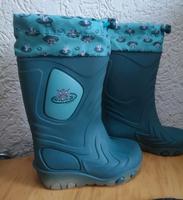 NEUwertig Gummistiefel Blinkfunktion blau türkis Gr. 24/25 Nordrhein-Westfalen - Haltern am See Vorschau
