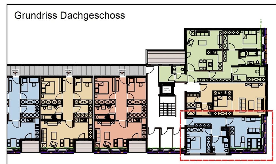 Altersgerechtes + exklusives -Neubau-Penthouse in Bestlage in Parchim
