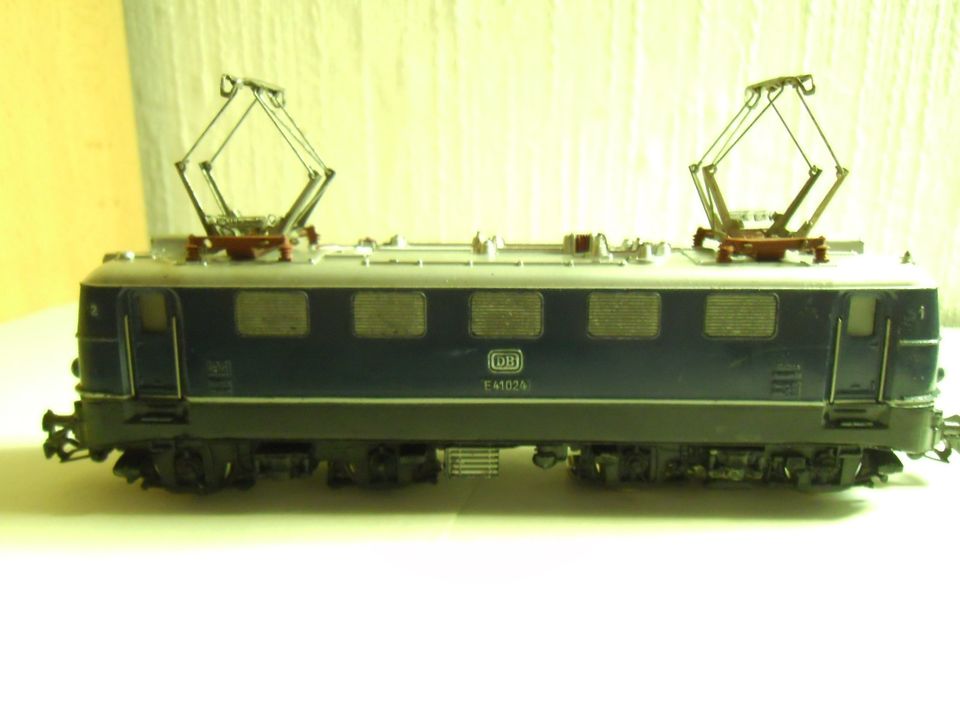 Märklin 3034 Elektrolokomotive Br.E41 024 DB blau Oldie der 60er in Kerken