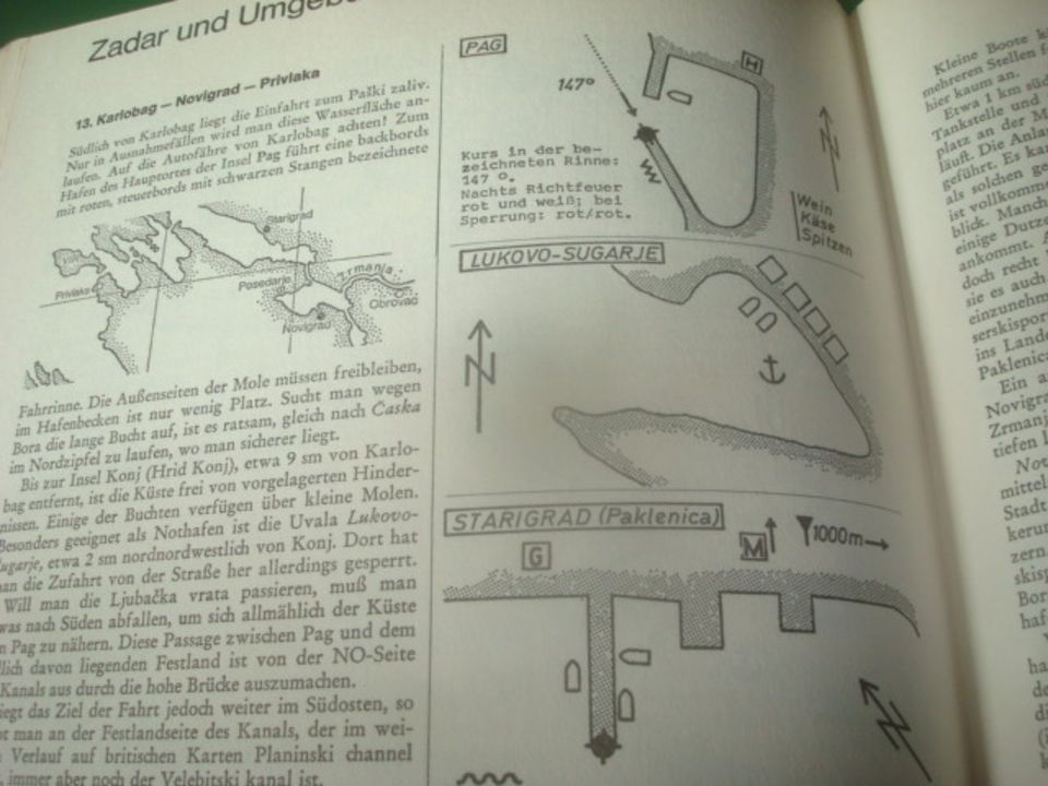 Bootsführer Handbuch Sportschiffer - Jugoslawische Küste 1974 in Velbert