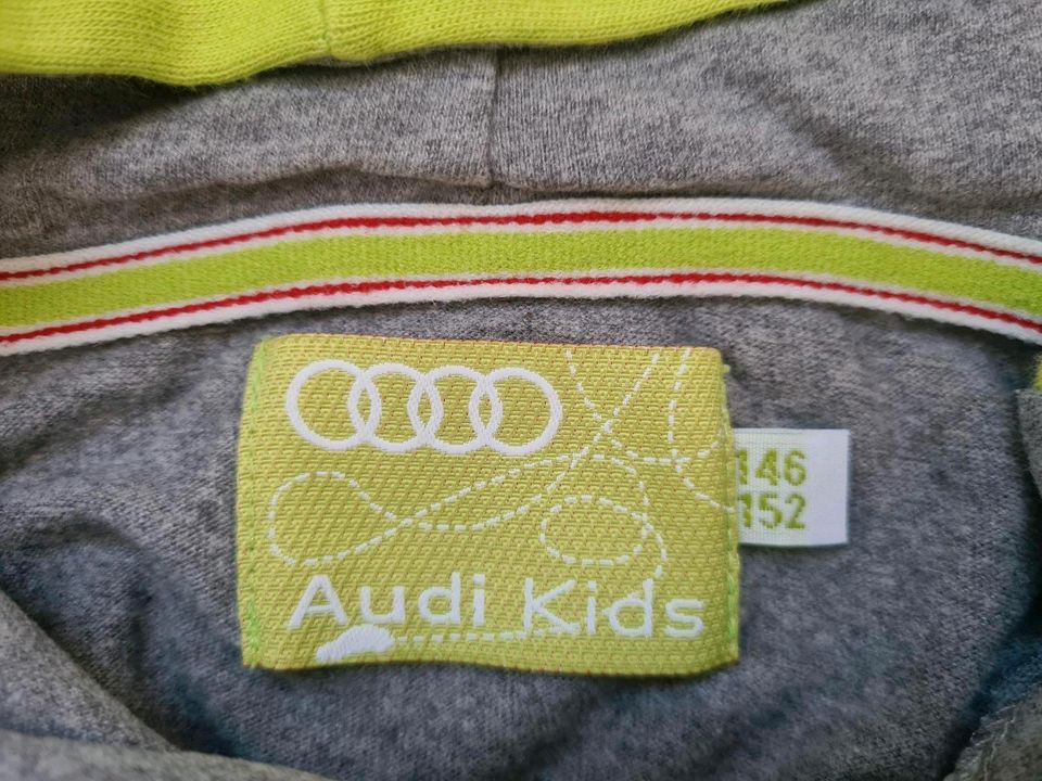 AUDI KIDS Shirt, Gr. 146/152, Hoodie, grau, Mädchen, Longsleeve in Ingolstadt