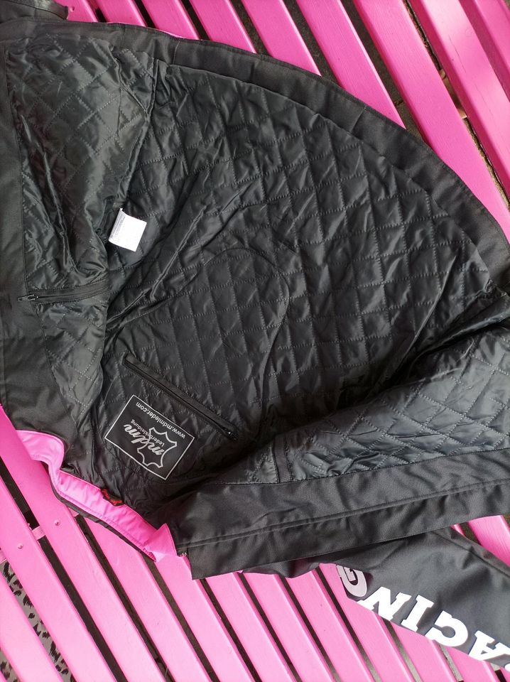 Motorrad Jacke Textil XL pink schwarze in Bleckede